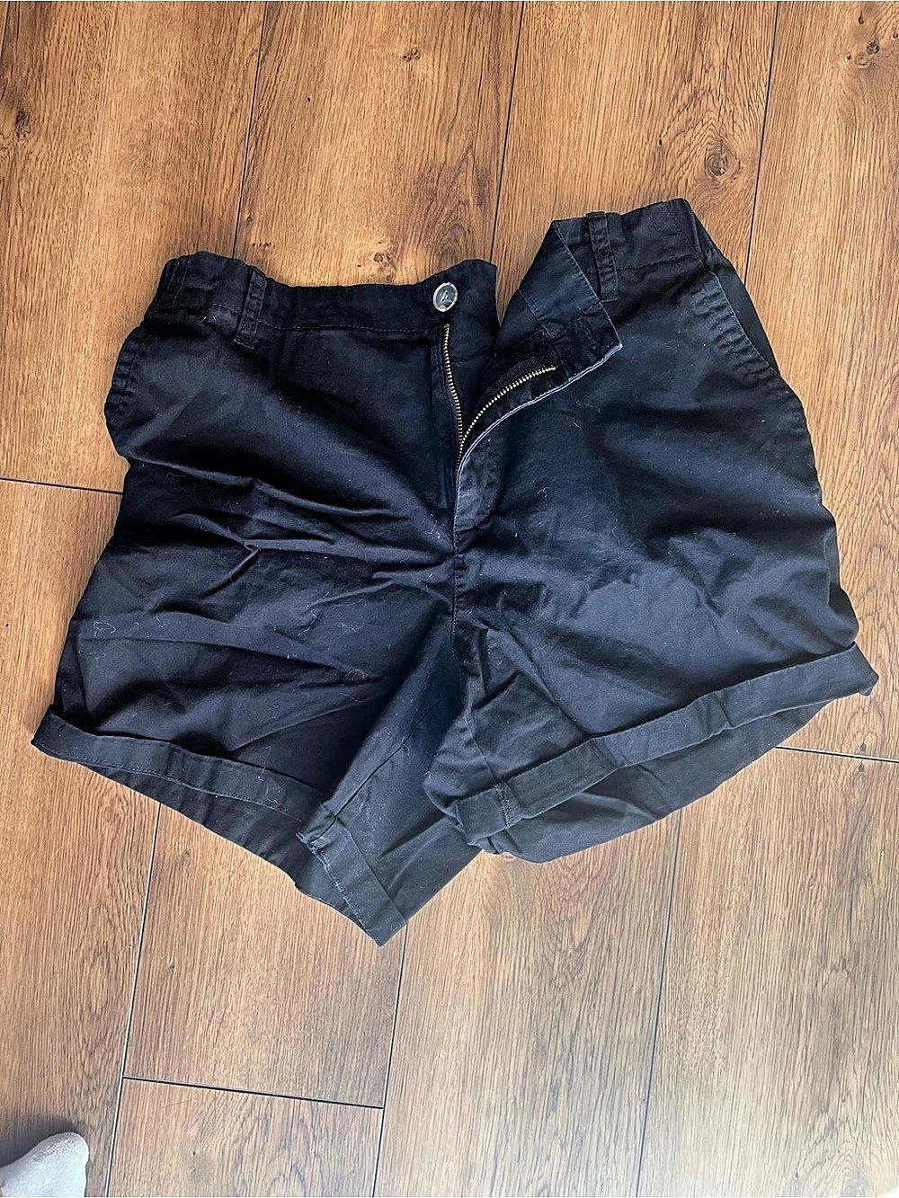 Old Navy High-Waisted OG Chino Shorts Black Large